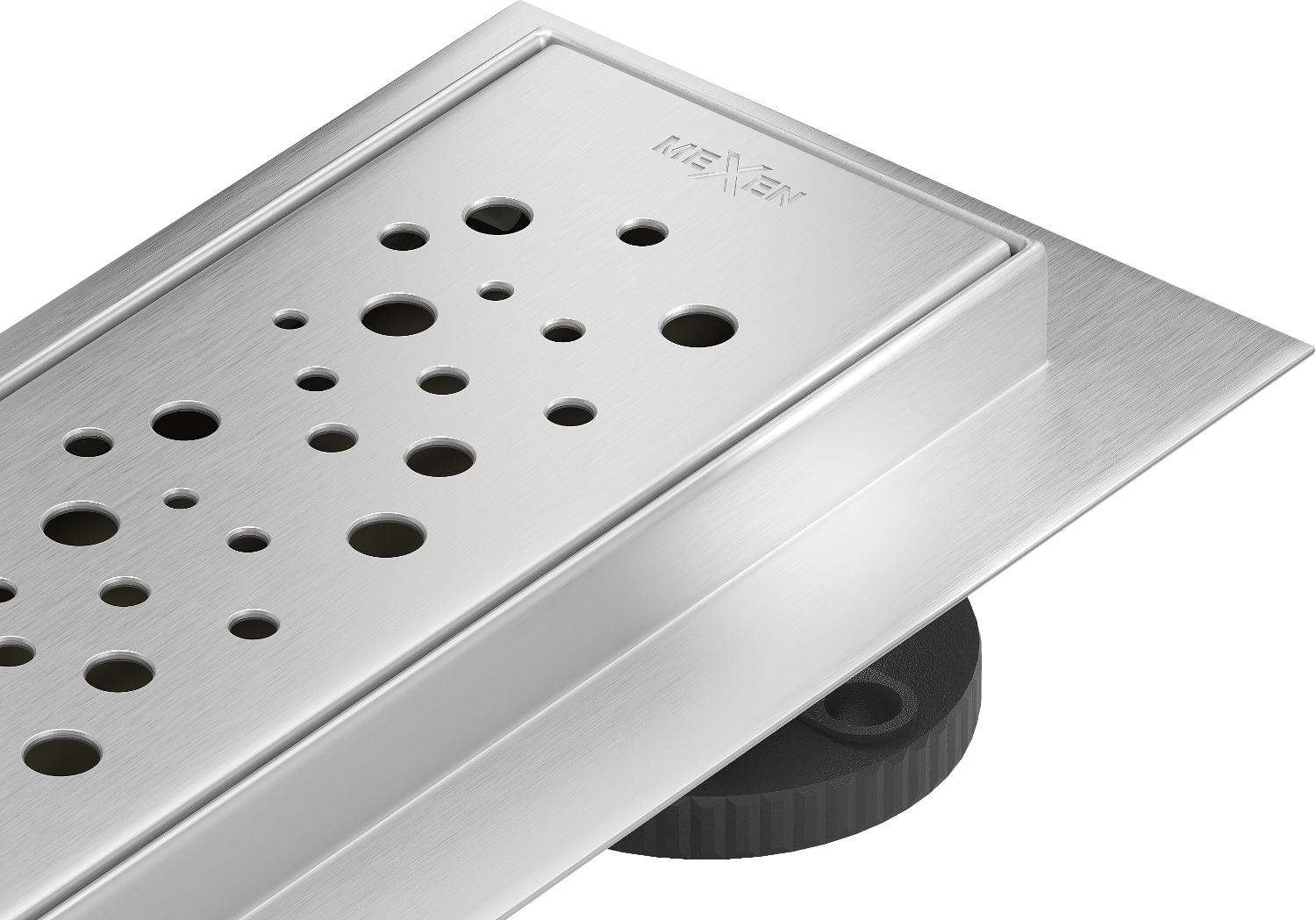 Mexen Flat 360° M12 odpływ liniowy obrotowy 80 cm, inox - 1021080-40