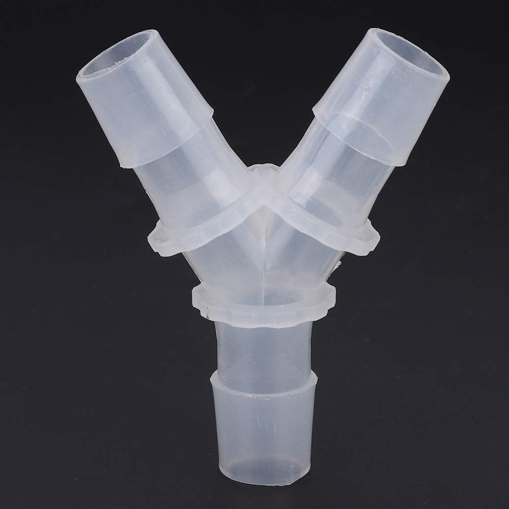 Lot de 10 raccords de tuyau souples en Y pour aquarium, pompe à air, connecteur à 3 voies (6,4 mm) - 3