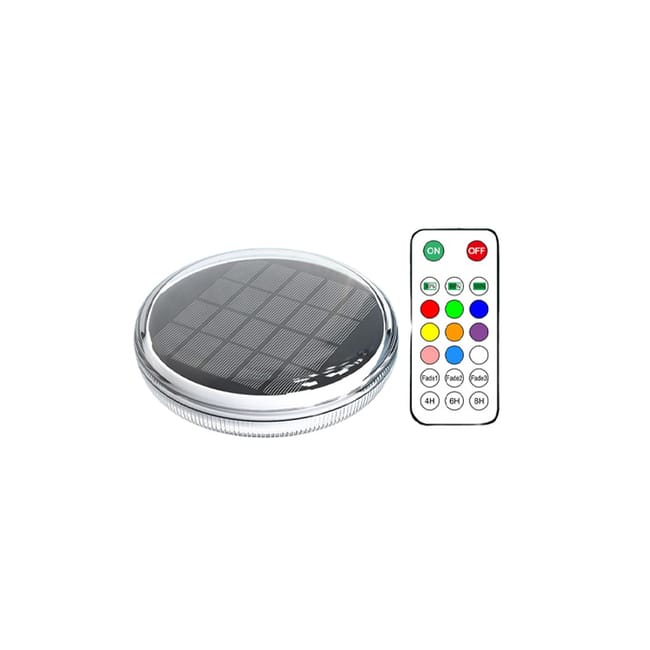 Pływająca lampa basenowa, solarna pływająca lampa, wodoodporna IP67, odpowiednia do basenów, 1 pilot, 1 lampa