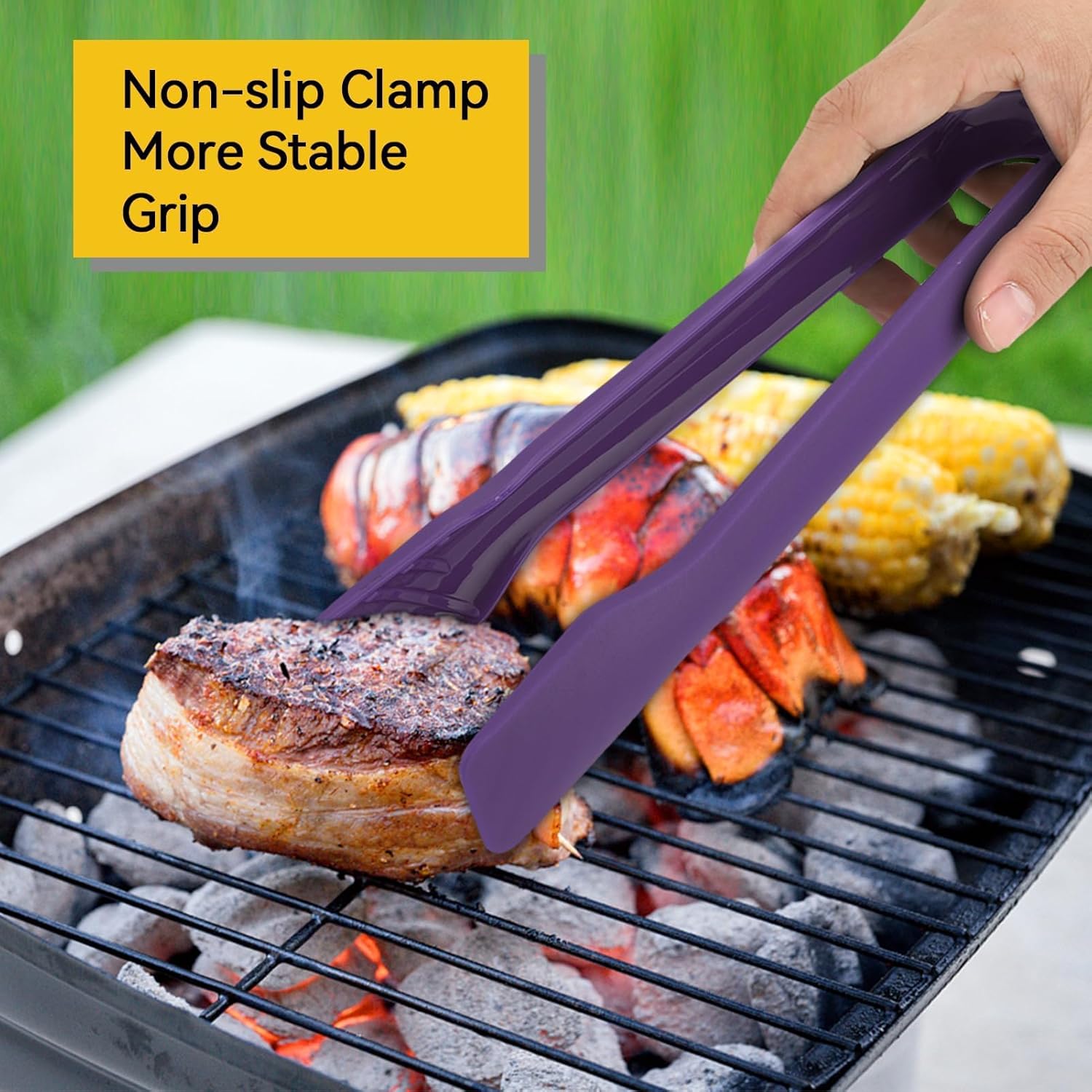 PINZETTA PER PANE Pinzette Da Cucina Per Cucina Pinza Per Cibo Pinza Per Barbecue Blocchi Di - Foto 4