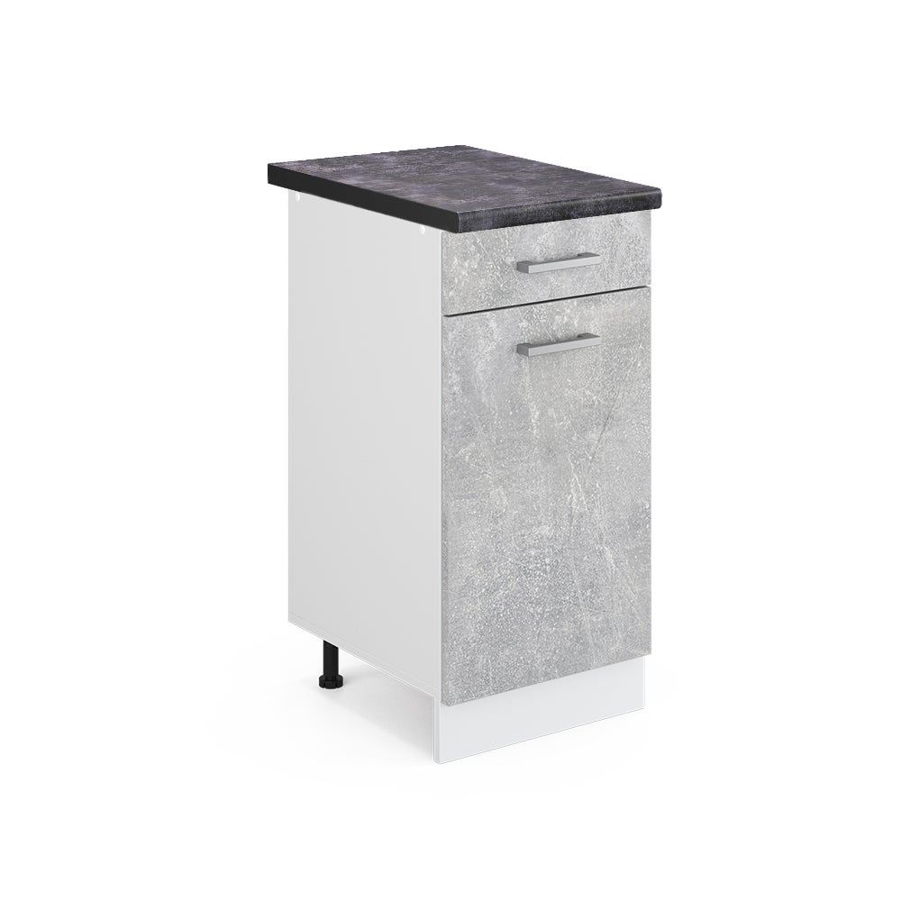 Vicco Szafka dolna do kuchni R-Line, Beton, 40 cm , BP Antracyt