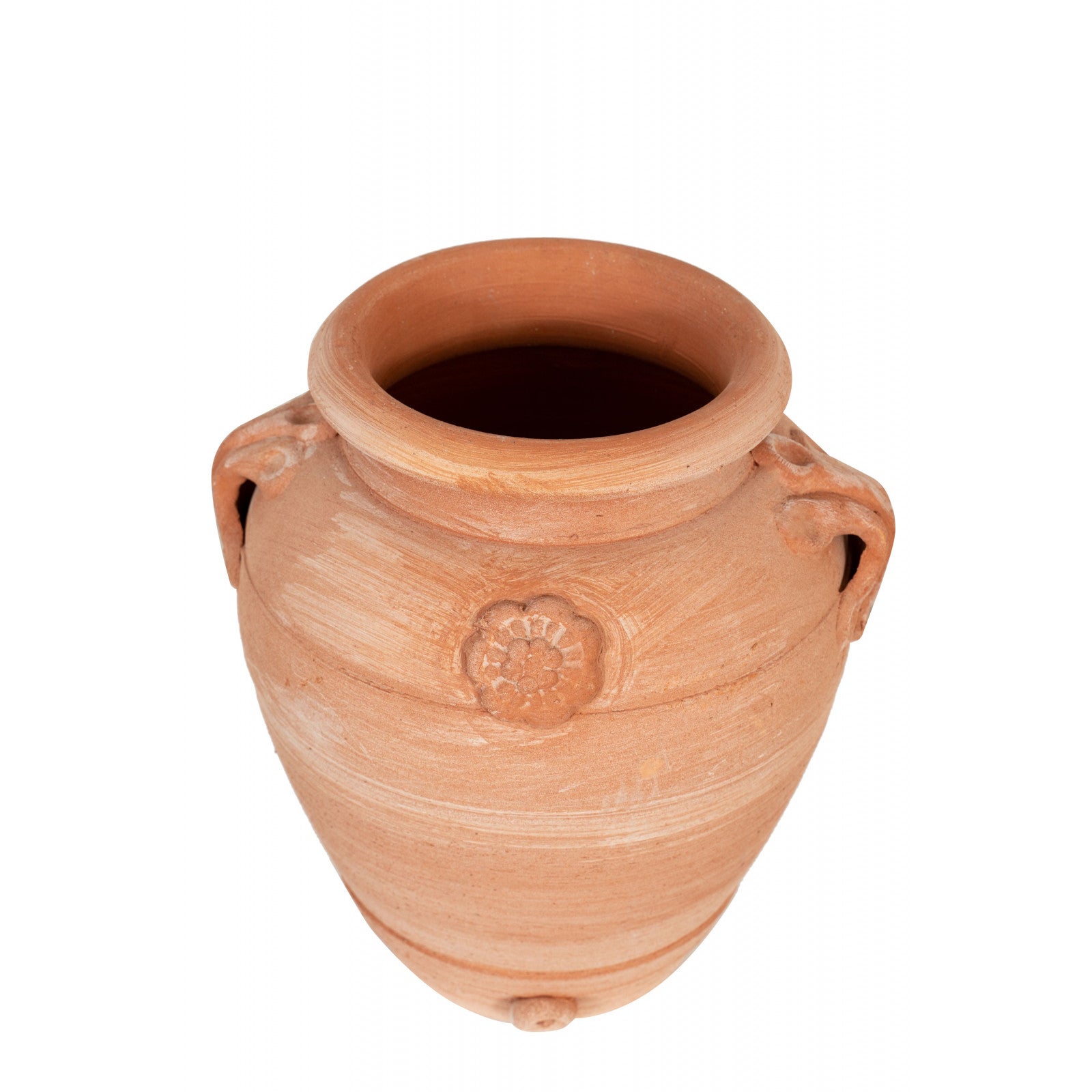 BISCOTTINI Orcino Vaso da giardino in terracotta toscana 28x25x30cm - Vasi Portaombrelli da esterno resistente al gelo - Vaso per ingresso - 8