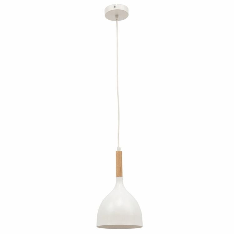 Lampa wisząca WOLDES I biała