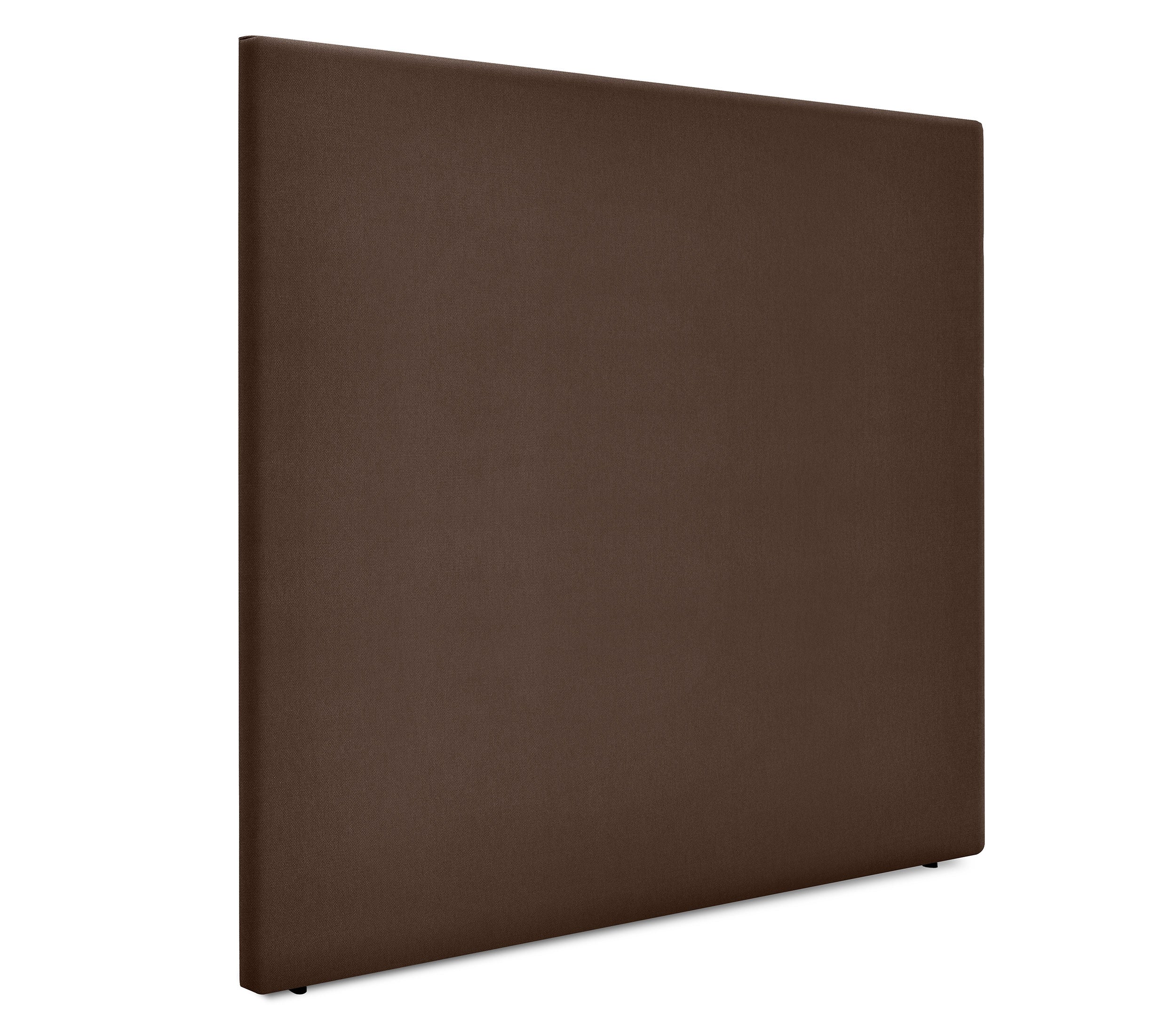 Dhome cabecero de tela aqualine liso hasta el suelo 160x120cm camas 150/160 - marrón