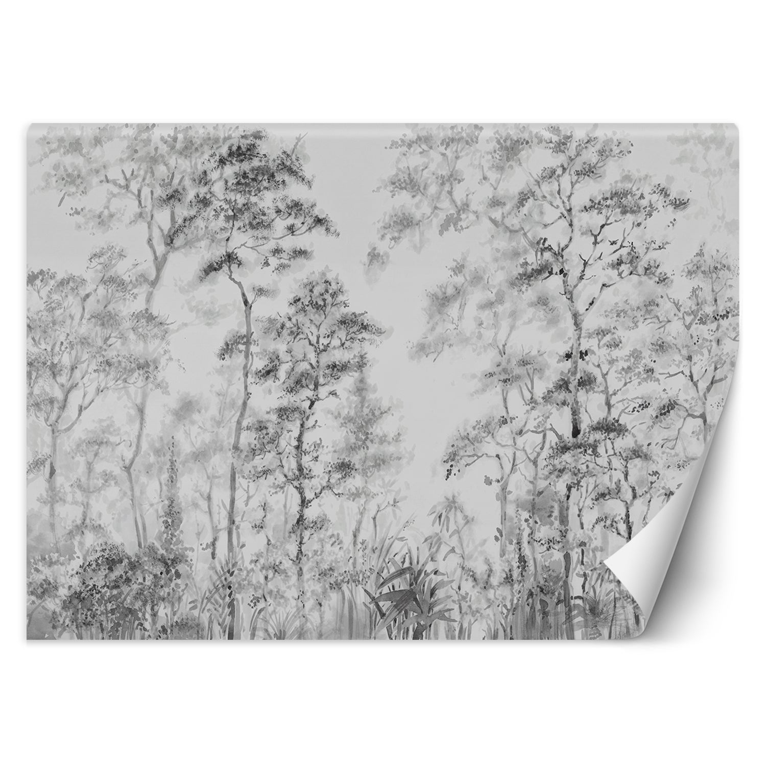 Fototapeta, Drzewa natura szary 250x175