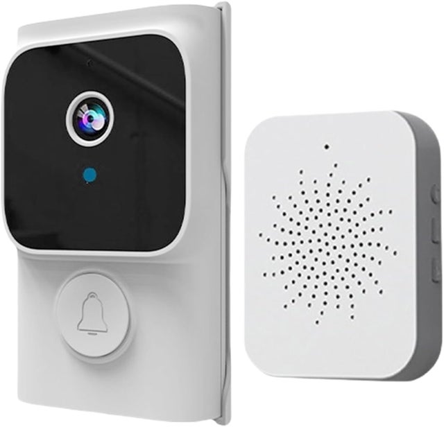 Campanello senza fili con telecamera - Rilevamento intelligente delle persone, video e audio bidirezionali | Progettato per un basso consumo energetic