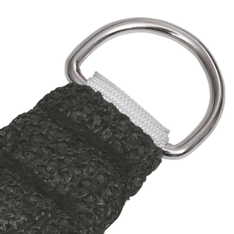 Vela Parasole 160 g/m² Antracite 3,5x4,5 m in HDPE vidaXL - 5