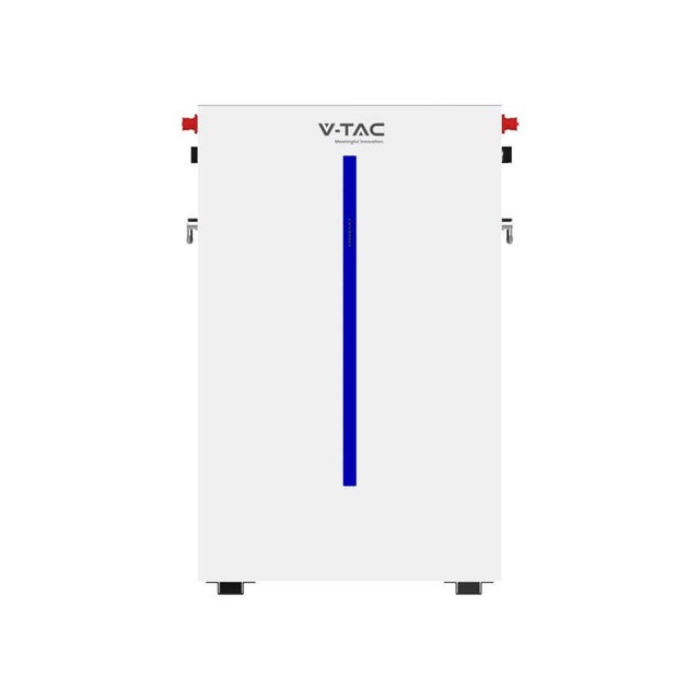 Batteria di Accumulo 6.14kWh al Litio-Ferro-Fosfato LiFePO4 BMS Integrato per Inverter Fotovoltaici CEI 0-21 51.2V 120Ah Garanzia 10 Anni IP65