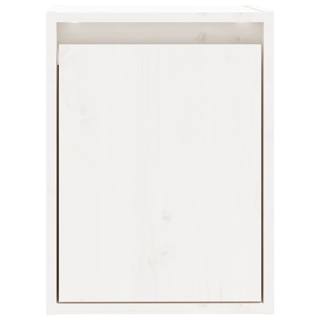 Maison Exclusive - Armario de pared de madera maciza de pino blanco 30x30x40 cm - 5