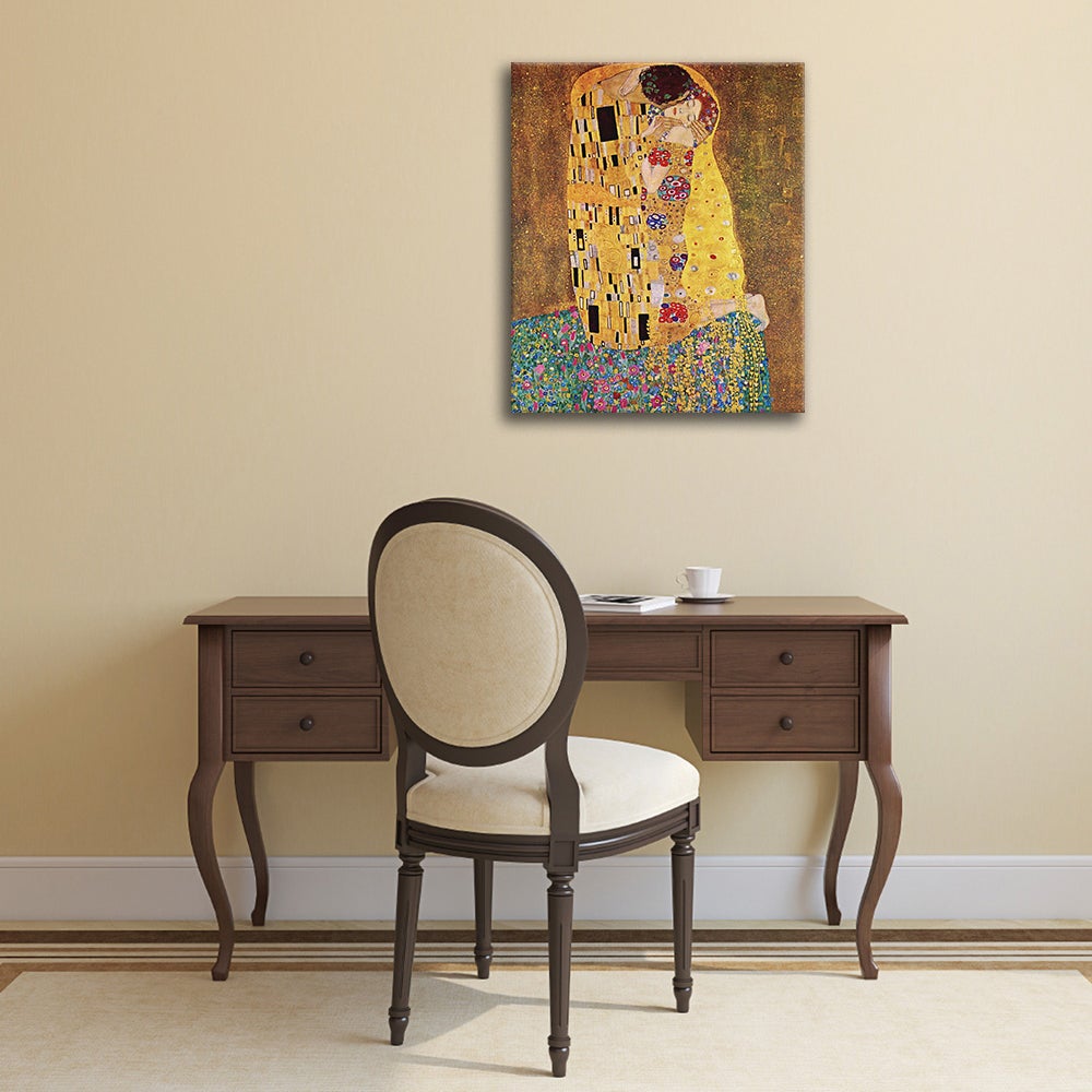 Tableau - Le Baiser (Klimt) Gustav Klimt cm 40x50 - 2