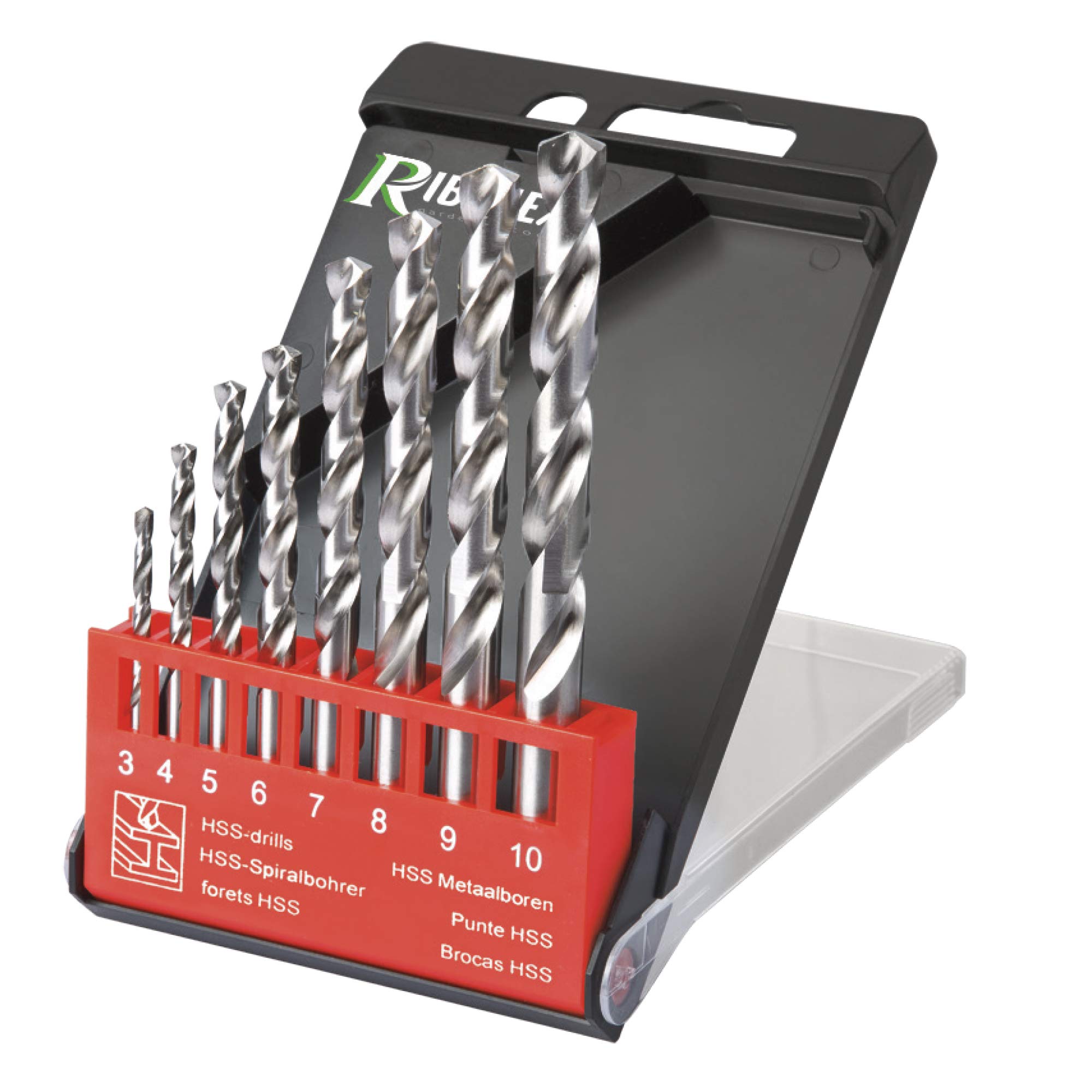 Coffret de 8 forets métal acier HSS M2 PRFE8HSSM2/V Ribitech - 4