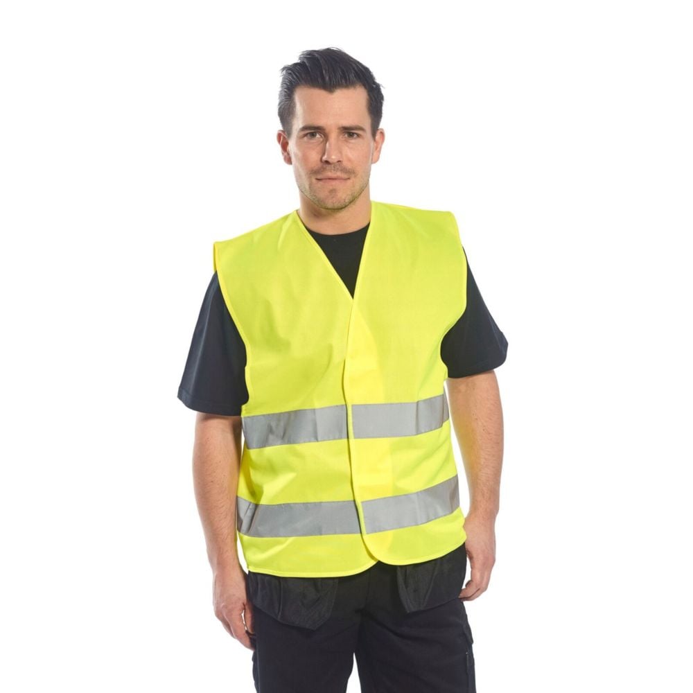 Gilet haute visibilité double ceinture Portwest Vest-Port Jaune XXL - XXXL - 3