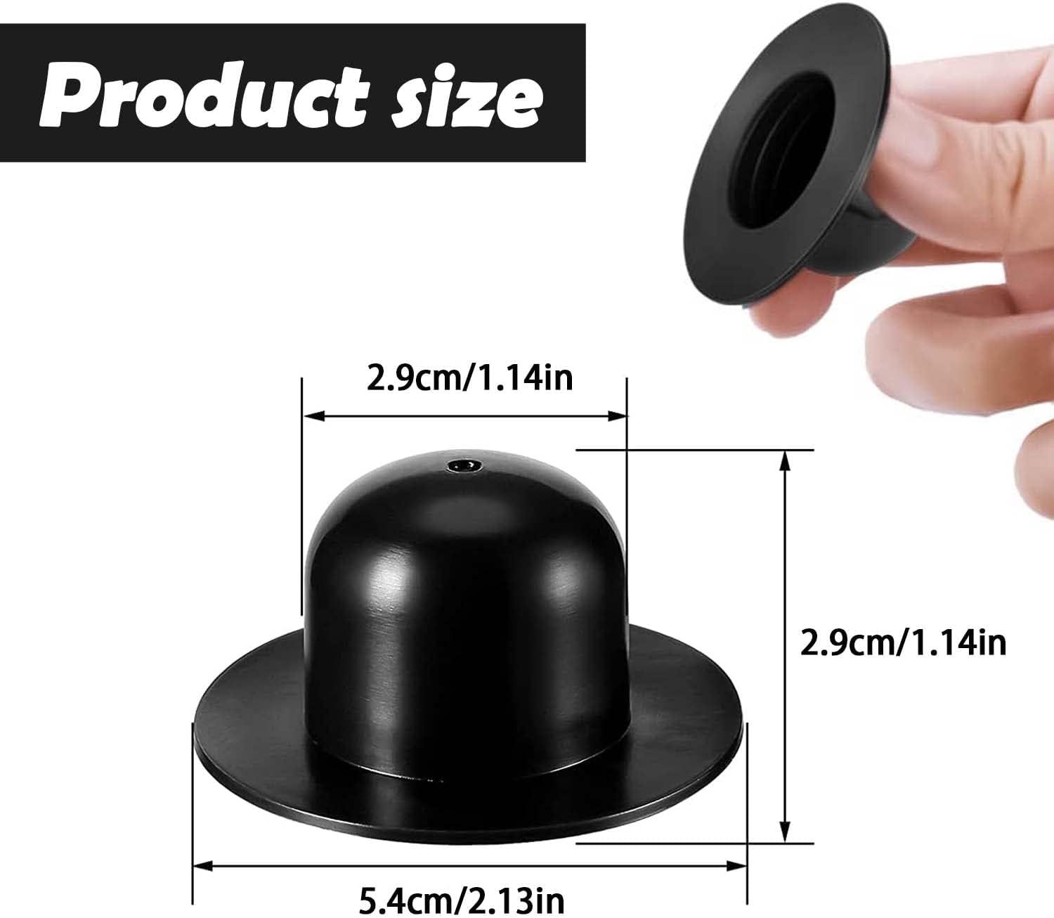 Tapón De Inspección Carter Izq Sup Negro Brillante T Chico