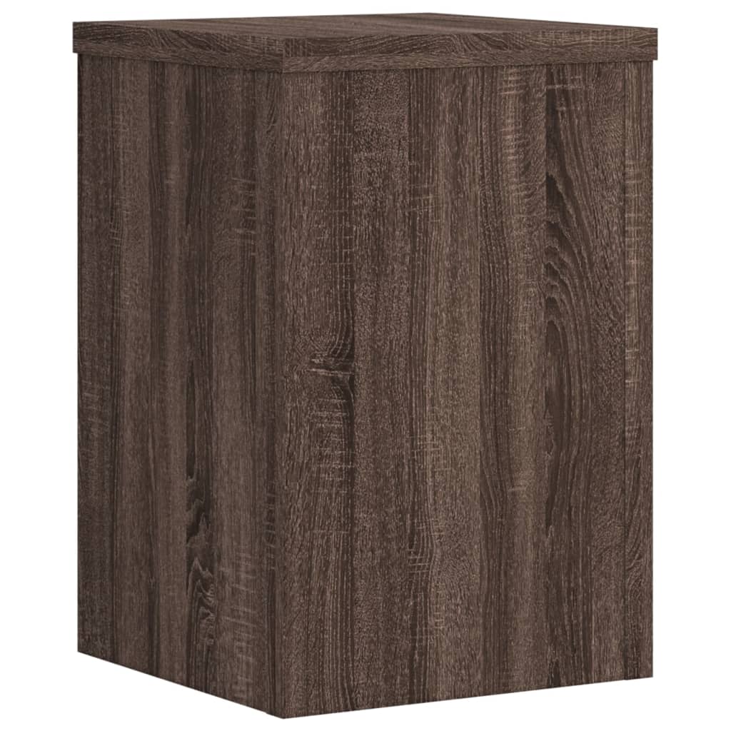 Maison Exclusive - Supports pour plantes 2 pcs chêne marron bois d'ingénierie - 4