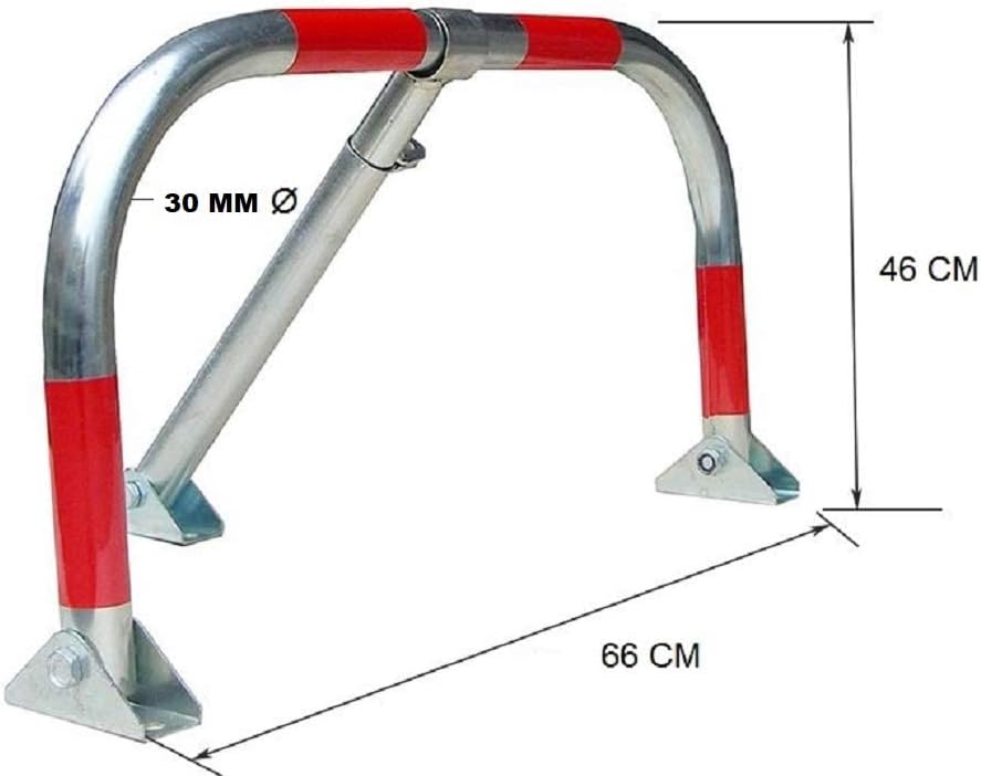 FERRETELIX ® CEPO PARKING GALV. CON CANDADO Y TORNILLOS - 4