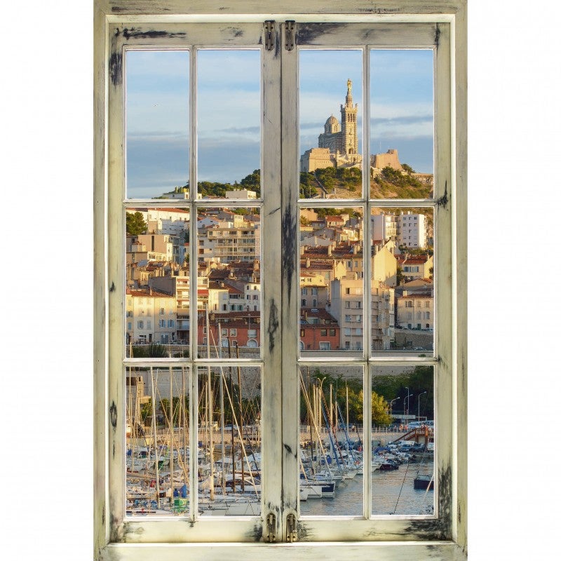 Tableau verre acrylique Un Regard Sur Marseille 60 x 90 cm - Décoration murale photo pour la maison - 2