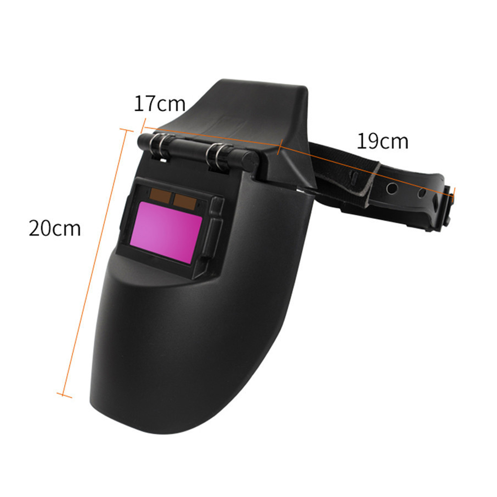 Masque de soudage solaire monté sur la tête, casque à gradation automatique, capteur haute sensibilité, alimentation solaire - 5