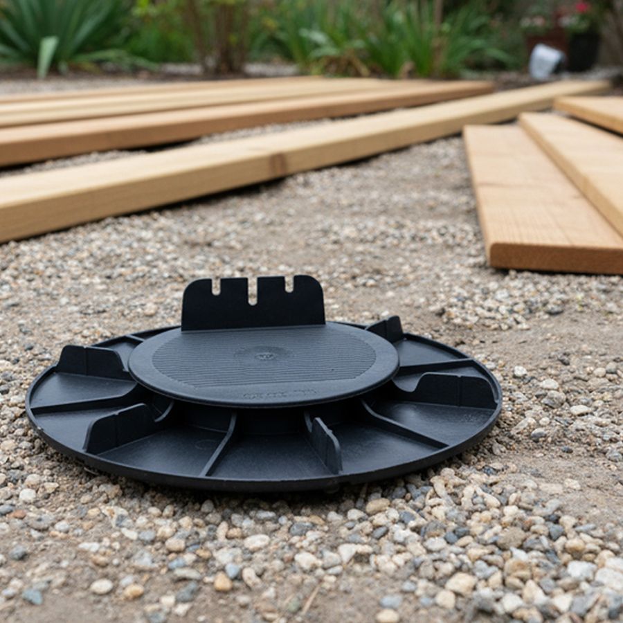 Plot de terrasse réglable pour lambourde/plot terrasse bois 20 à 30 mm - JOUPLAST - A l'uniteA l'unite - 3