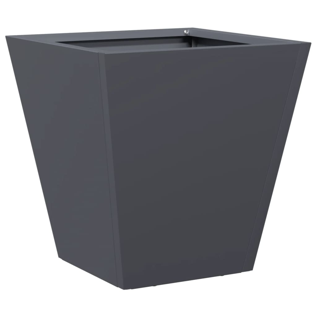 VECA VASO FIORIERA CUBO MATHERIA 50CM ANTRACITE