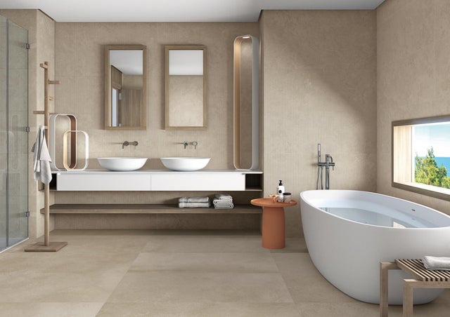 Carrelage sol VIVES Yuri-R NT beige 58,7 × 117,5 cm – carton 1,379 m²