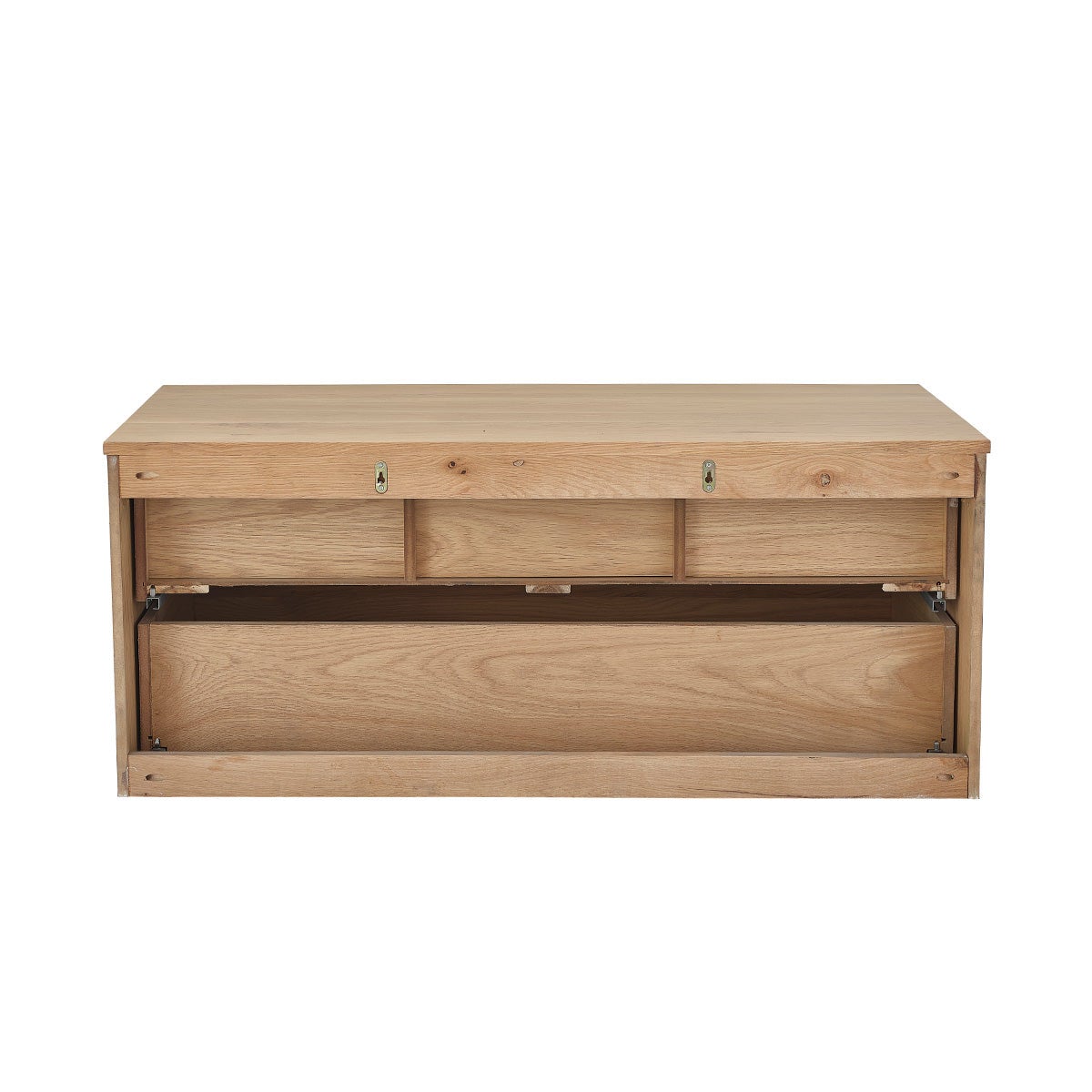 Meuble sous vasque en chêne massif 120 cm - 6