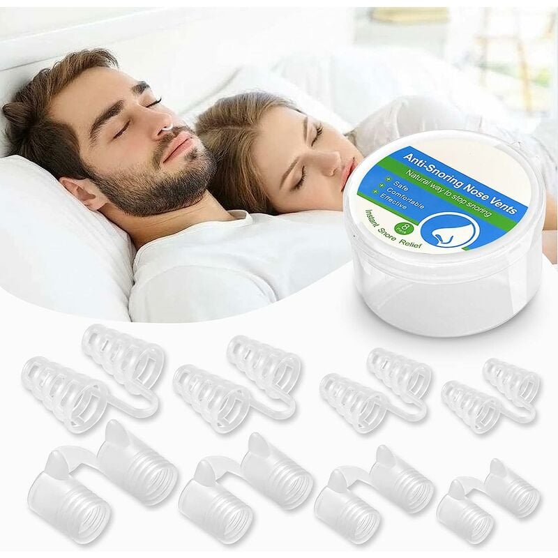 Filtre Nasal Anti-ronflement - Silicone - Pour Apnée Du Sommeil - Neuf