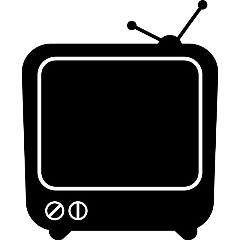 Adesivo ardesia L'ex TV - Sticker adesivo - adesivi murali - 110x90cm - 2