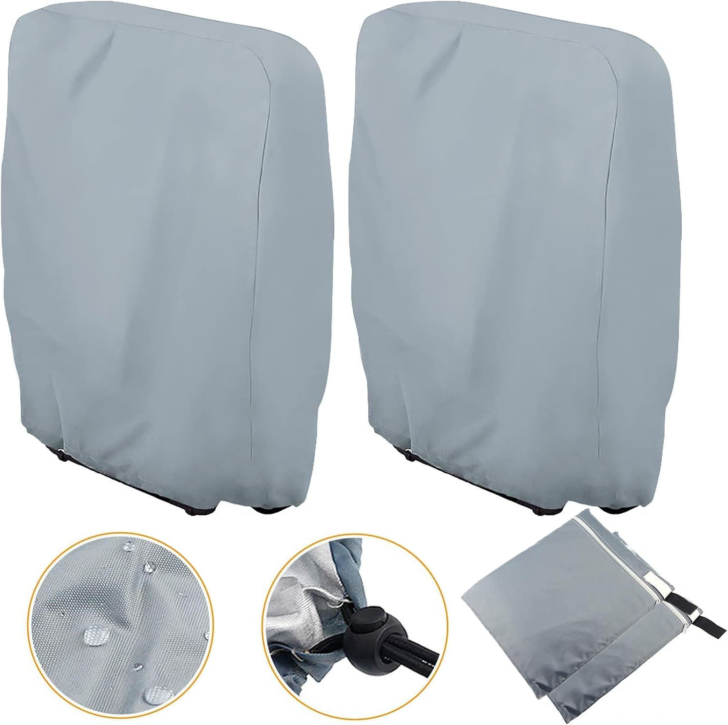 LYDIDO Lot De 2 Housses De Protection Pour Chaises Pliantes