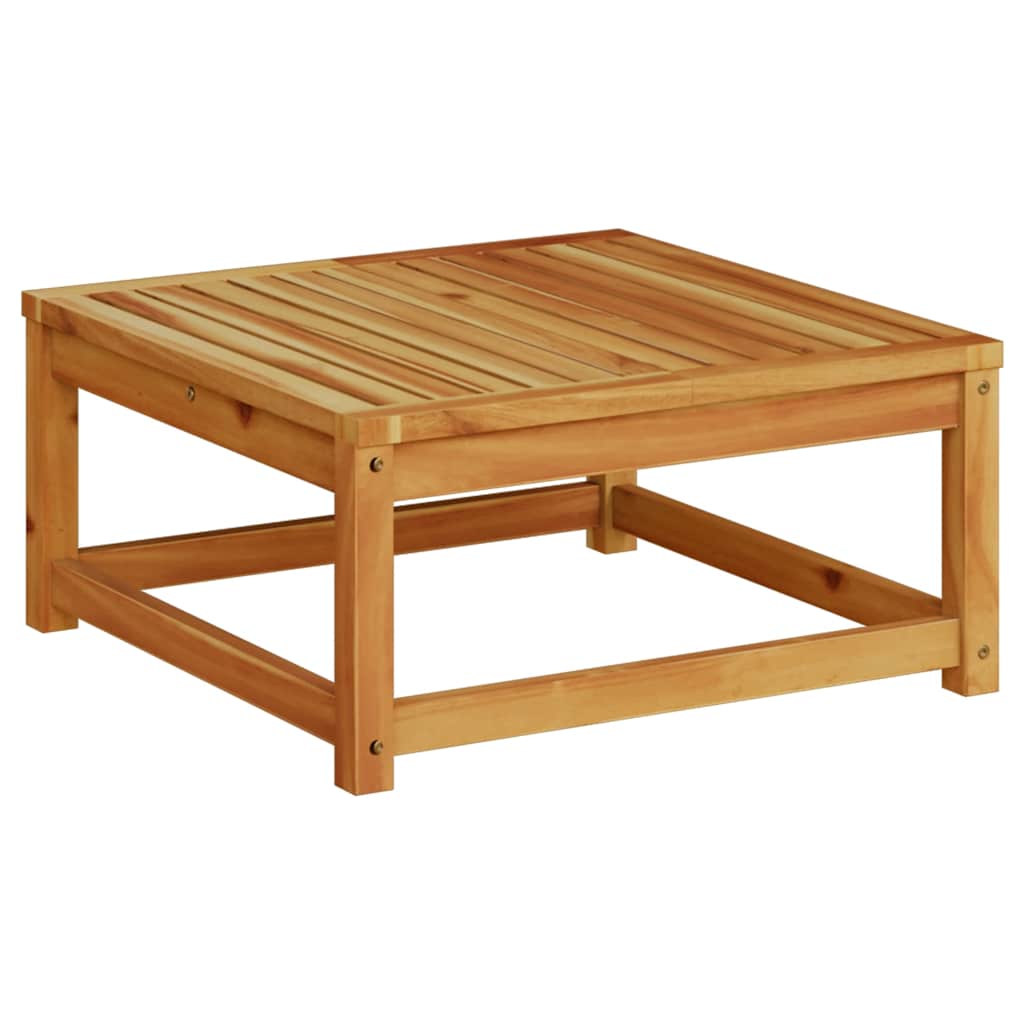 Table de jardin - Table Extérieure - Table De Patio 63x63x30 cm bois d'acacia solide D96T62 - 6