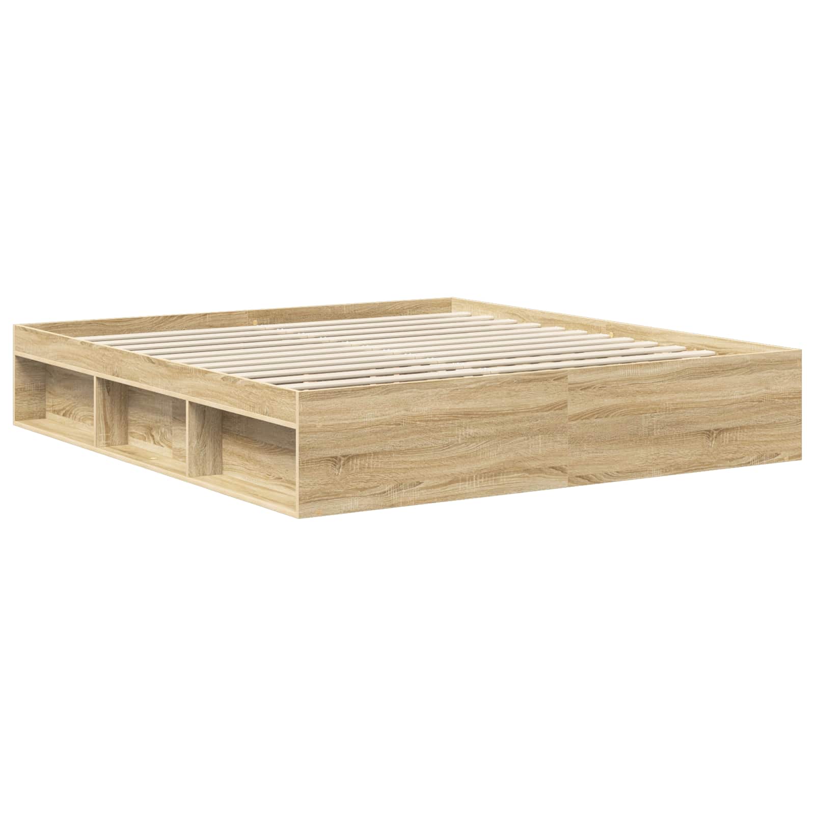 Cadre de lit 180 x 200 cm bois de pin massif - 5