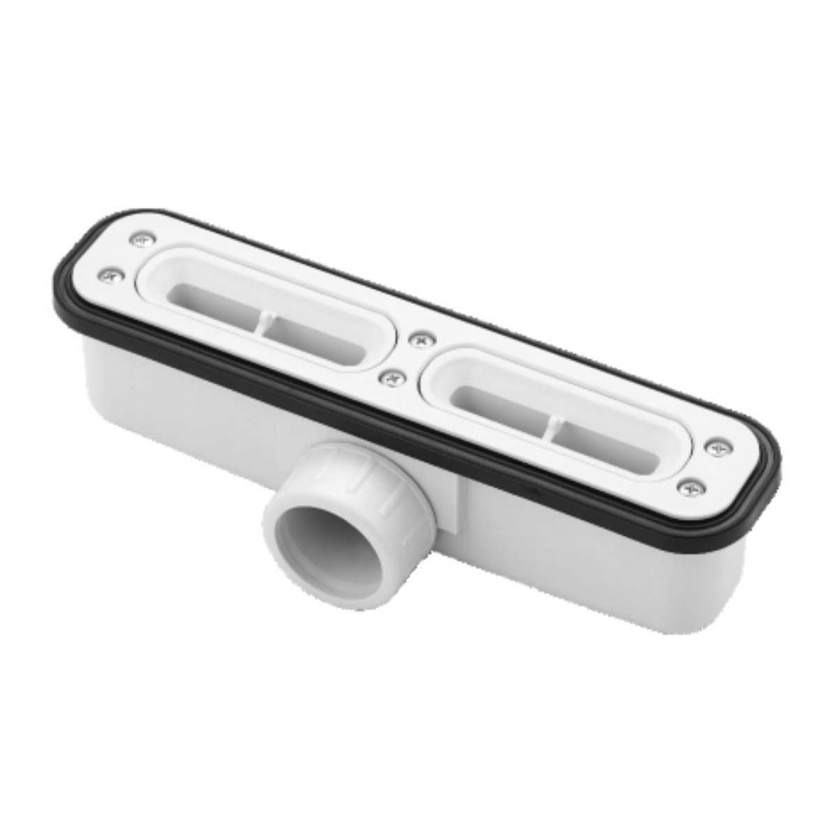 Receveur de douche 140x80 extra-plat Beige en résine minérale antidérapant effet ardoise - Ragnar LAVABERG - 8