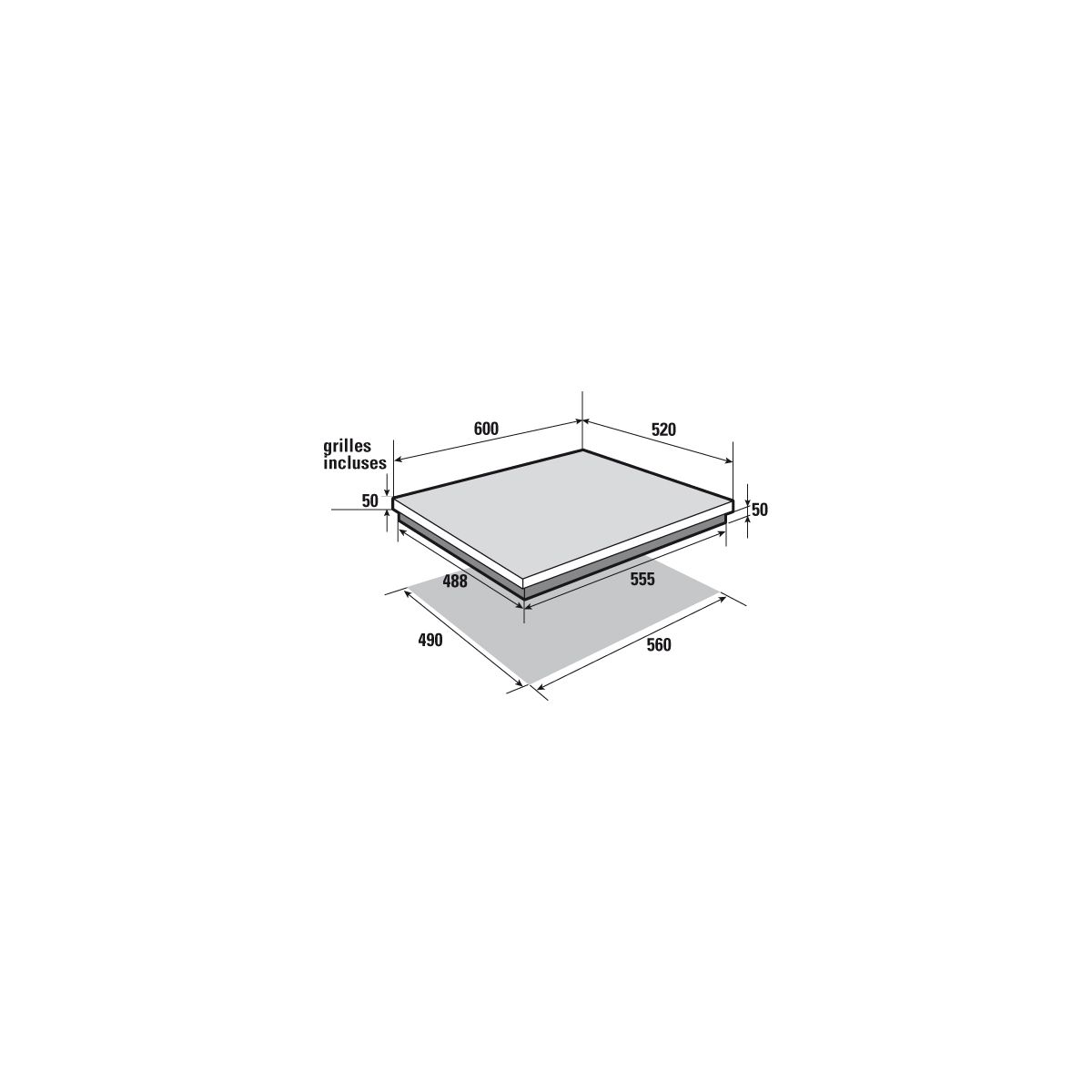 Plaque gaz SAUTER SPG4466B - 5