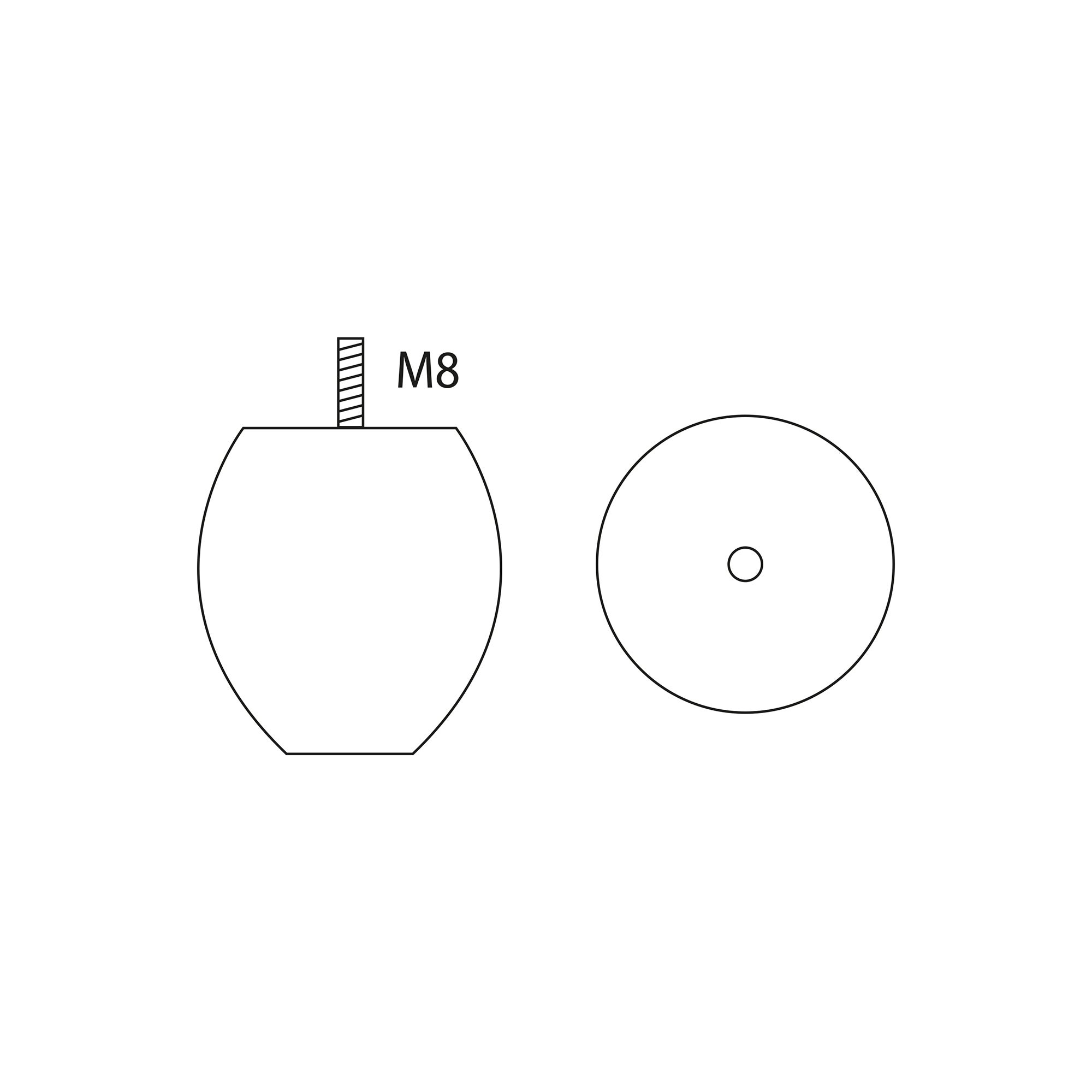 Pied de meuble en bois | Style fonctionnel | En hêtre | Finition wengé | Mesures 64*64*70mm | Hauteur : 7 cm | Installation facile | 1 unité - 3