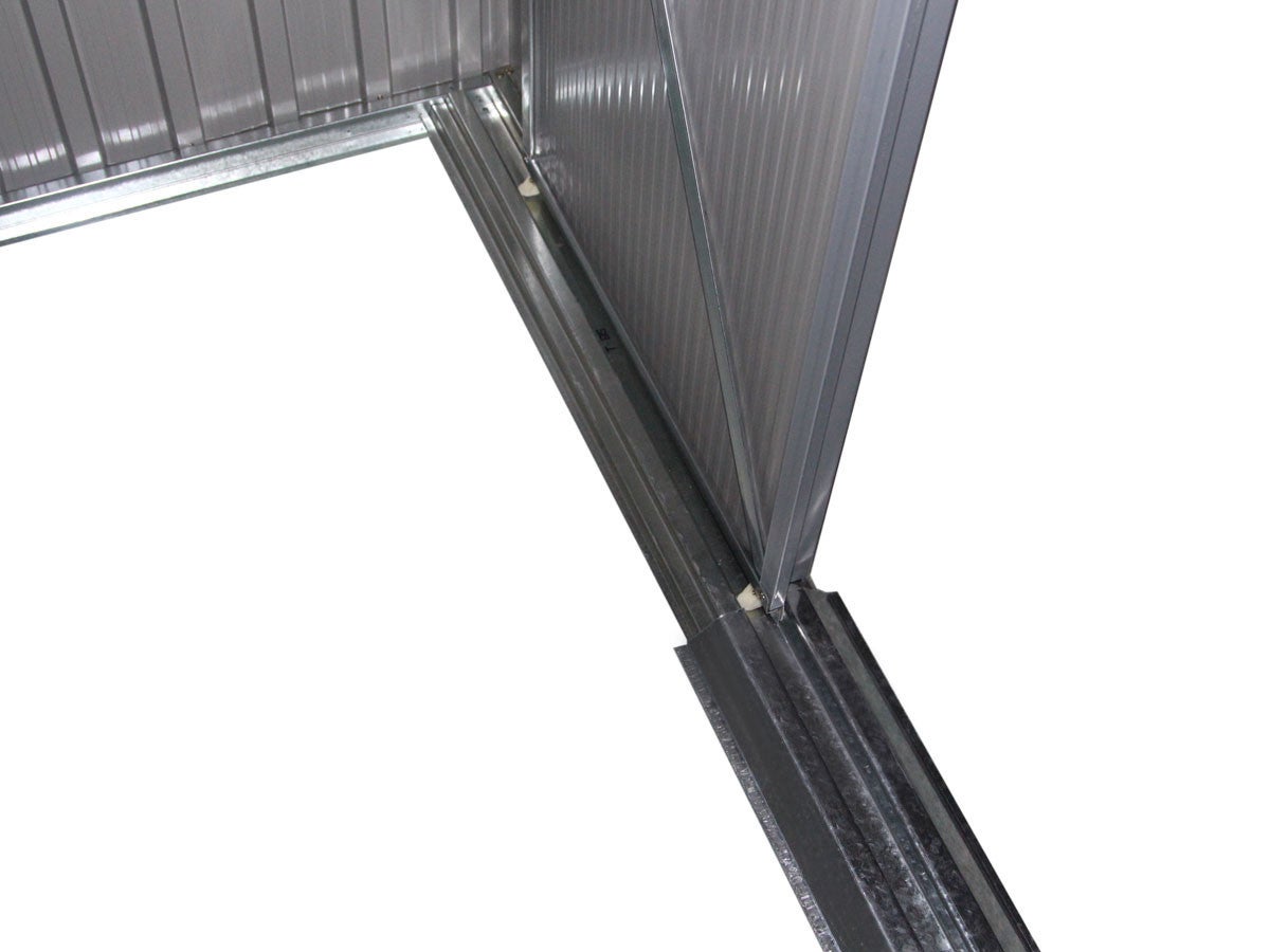 Abri de jardin métal toit plat 