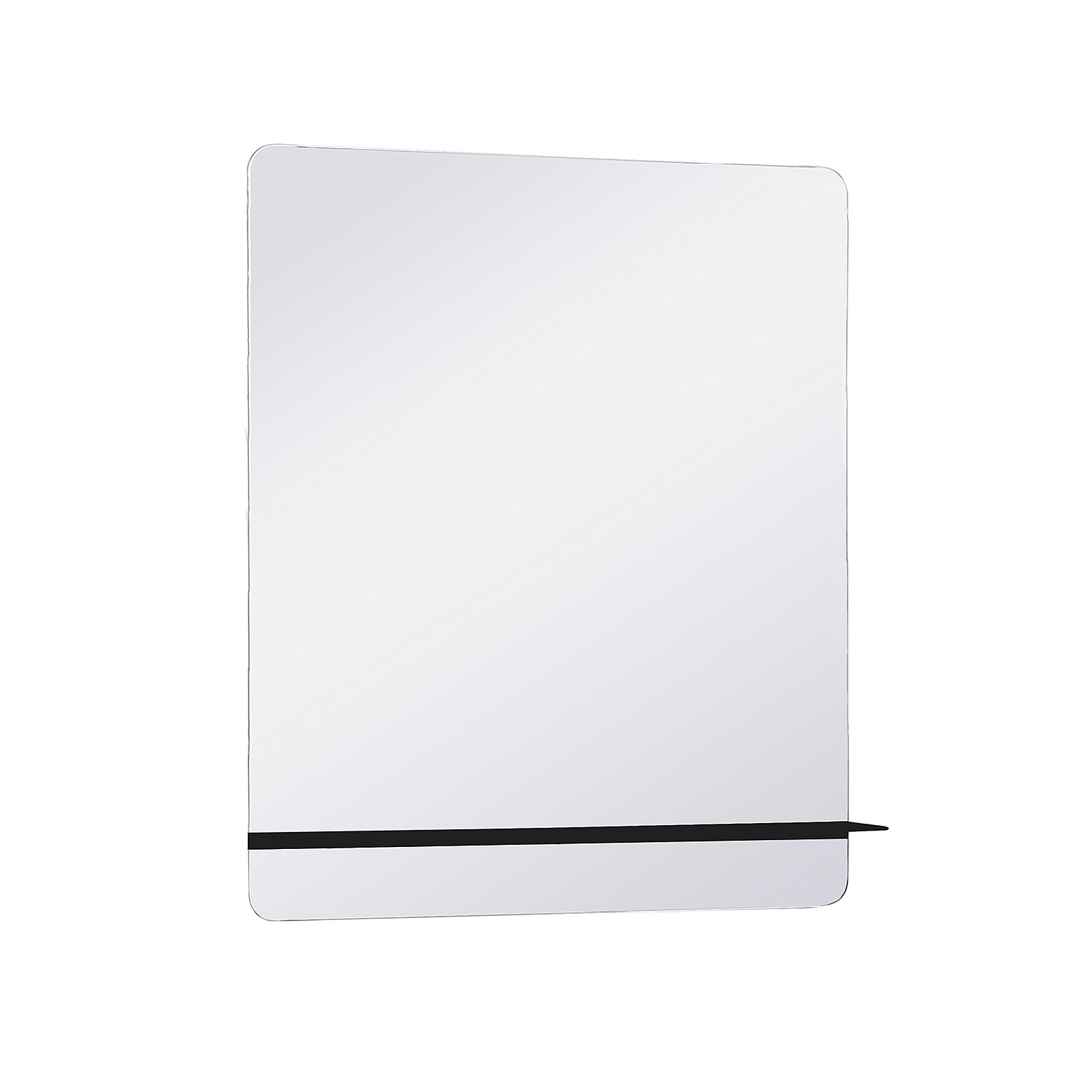 Miroir rectangulaire SORRENTO avec tablette en métal - 6