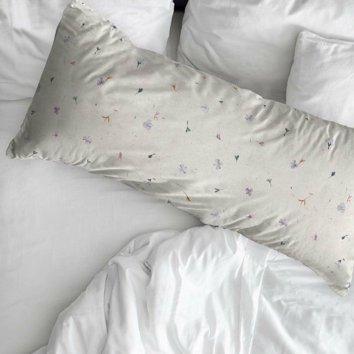 Funda de almohada decolores orewa multicolor 45 x 125 cm algodón
