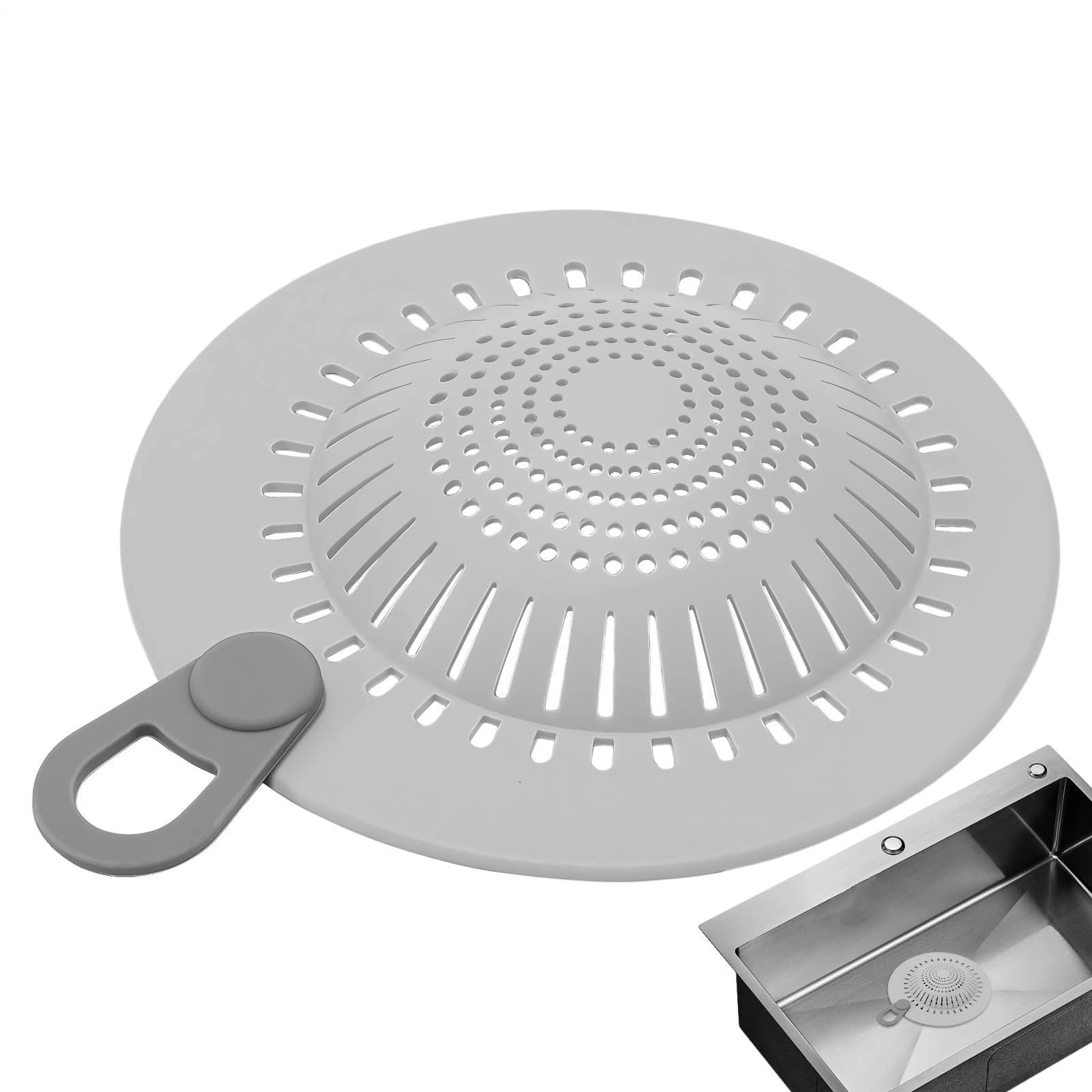 Frogetu 3PCS Grille Evier Cuisine,Filtre Evier Salle de Bain,Grille Evier,Filtre Evier Cuisine,Panier Evier Cuisine,Passoire Evier Cuisine,Filtre Douche Cheveux,Bouchon Evier Cuisine,Filtre à Évier