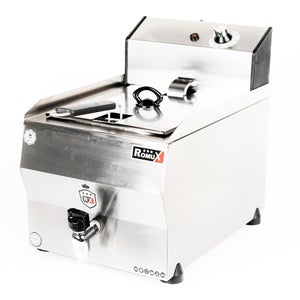 Friteuse électrique professionnelle OZTI 2 compartiments 10 litres Inox