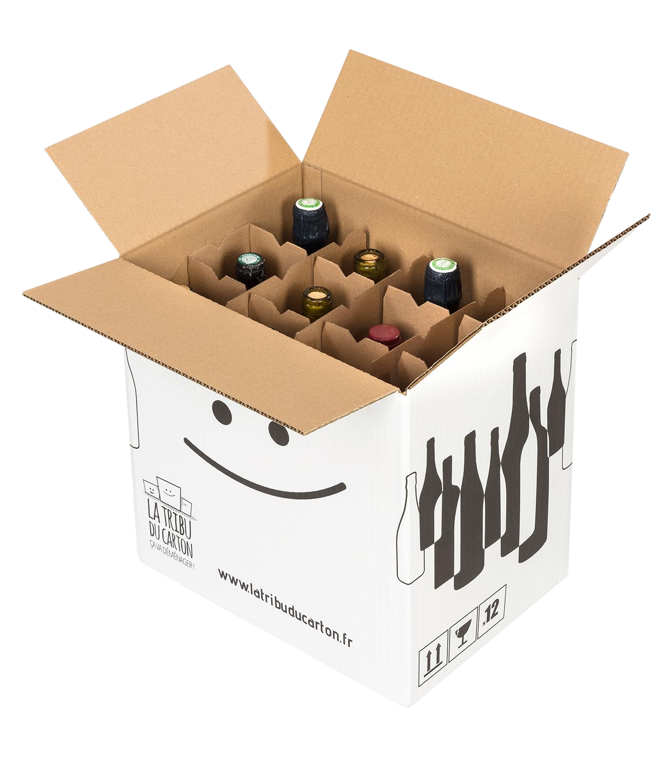 Lot de 5 cartons 12 bouteilles - 5