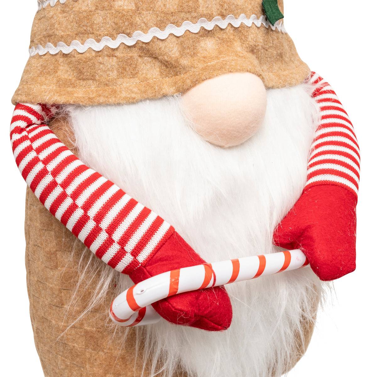 Tekstylna figurka gnom, teleskopowa, Gingerbread, 150 cm - 2