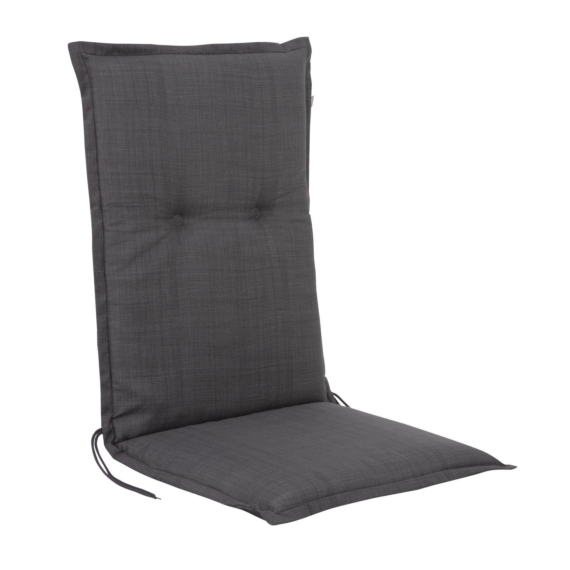 Poduszka na krzesło ogrodowe 100 x 46 cm Malezja Niedrig antracyt PATIO