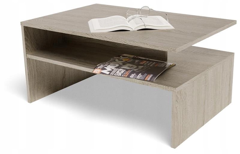 Ława stolik kawowy BOSTON EX3 sonoma płyta 18mm z półką