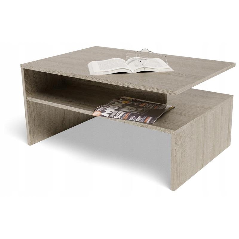 Ława stolik kawowy BOSTON EX3 sonoma płyta 18mm z półką