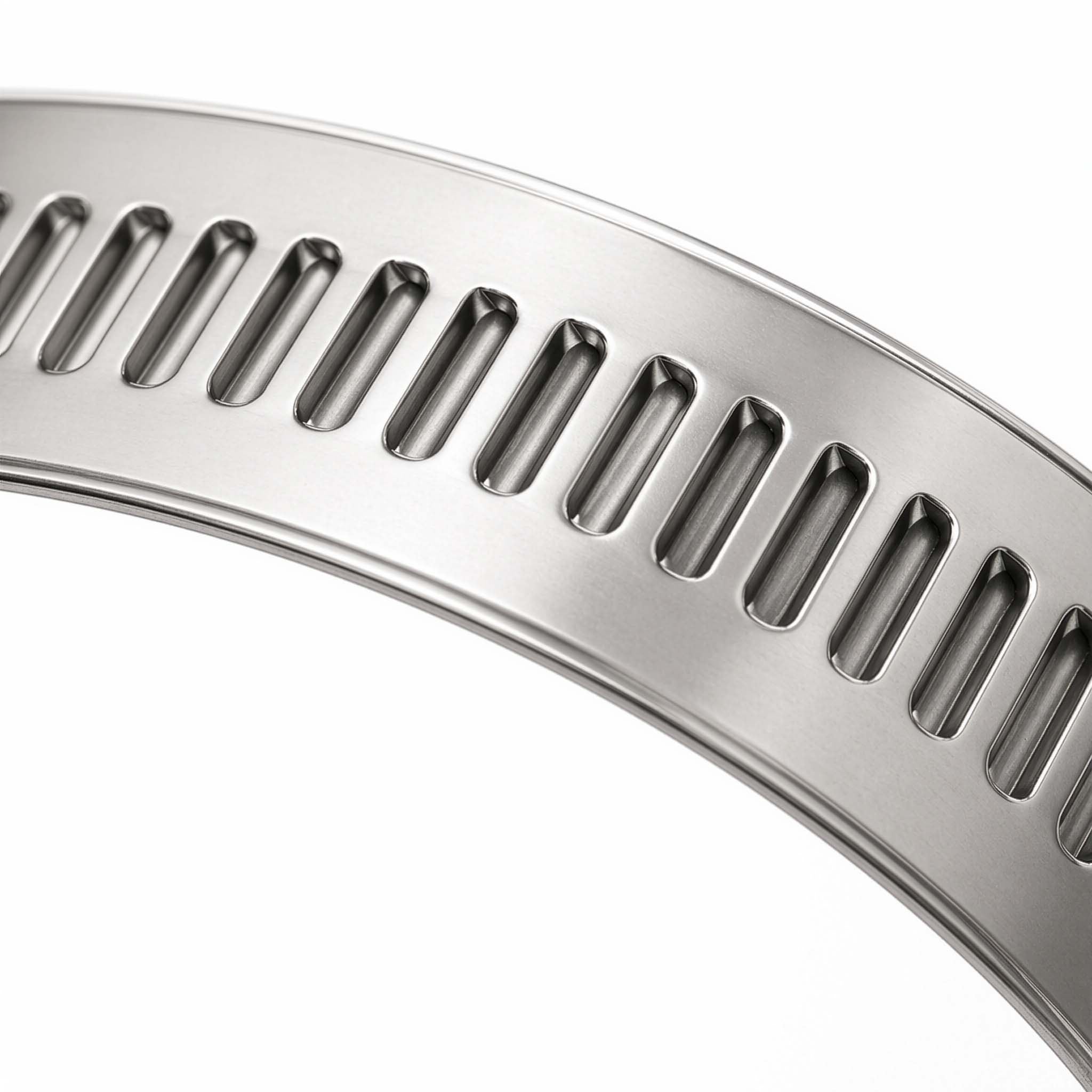 Collier de serrage à crémaillère - Acier inox W4 - Largeur 9 mm - Plage 35-50 mm - pour Fixation Tuyaux Flexibles Stables Wiltec - 6