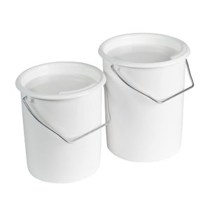 Secchio In Acciaio Inox Per Alimenti 6/12/20 Litri – Con Coperchio E Maniglia, Per Cucina, Latte, Giardino E Gastronomia (Modello 6L) - 3