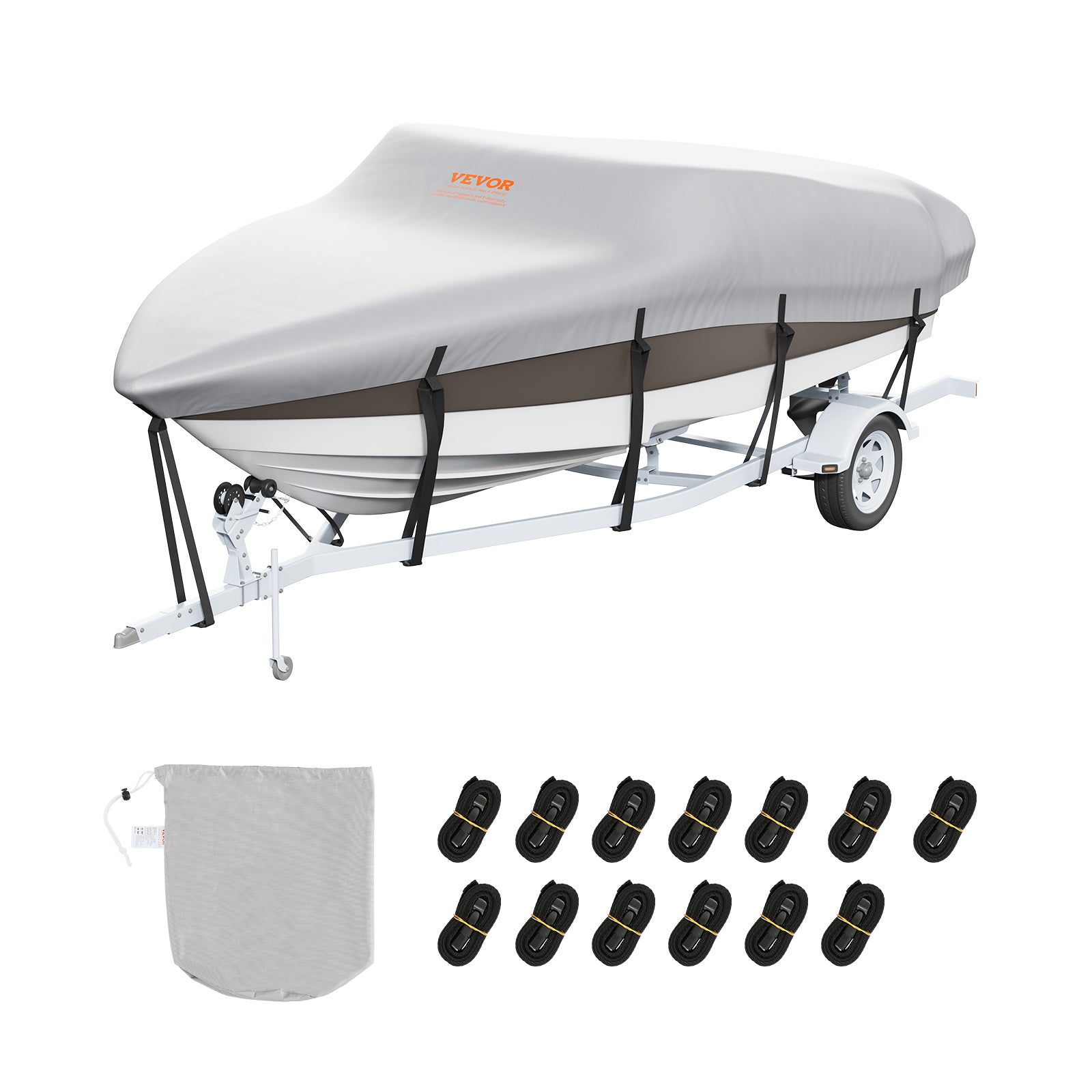 NEWFUN Bache Bateau, Housses pour Bateaux, 17 x 19 FT, Toile NEWFUN Bache Bateau, Housses pour Bateaux, 17 x 19 FT, Toile