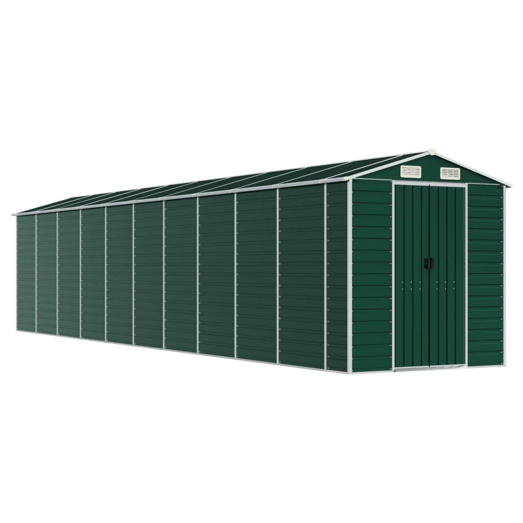 Maison Exclusive - Abri de jardin vert 191x895x198 cm acier galvanisé - 2