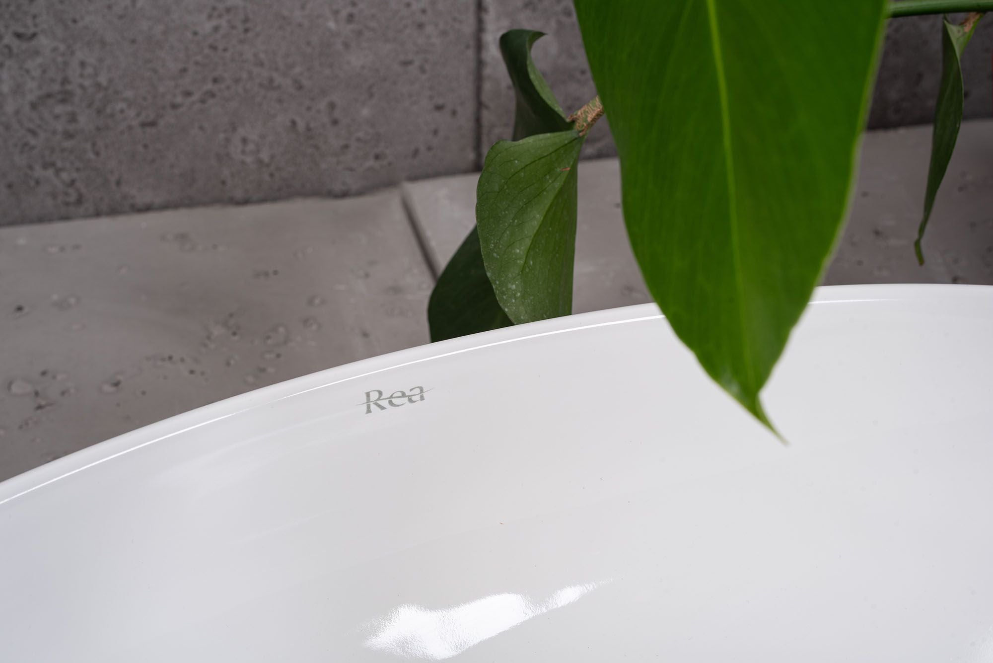 Umywalka Nablatowa Rea Maya Biały 60 X 39 - 5