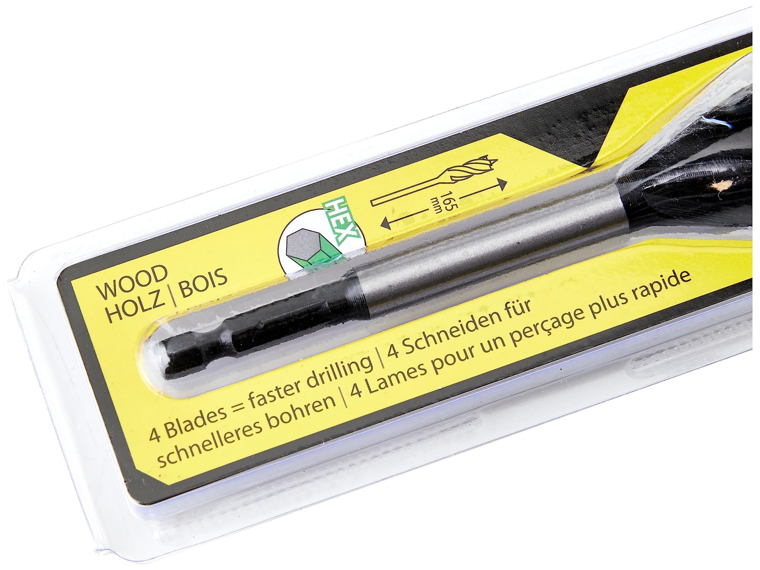 Versery 1PC 6-40mm Acciaio Ad Alto Tenore Di Carbonio 230mm Lavorazione Del Legno Barca Coclea Punta Da Trapano Foro Sega Codolo Esagonale Per Legno Duro Morbido Plastica PVC - Foto 8