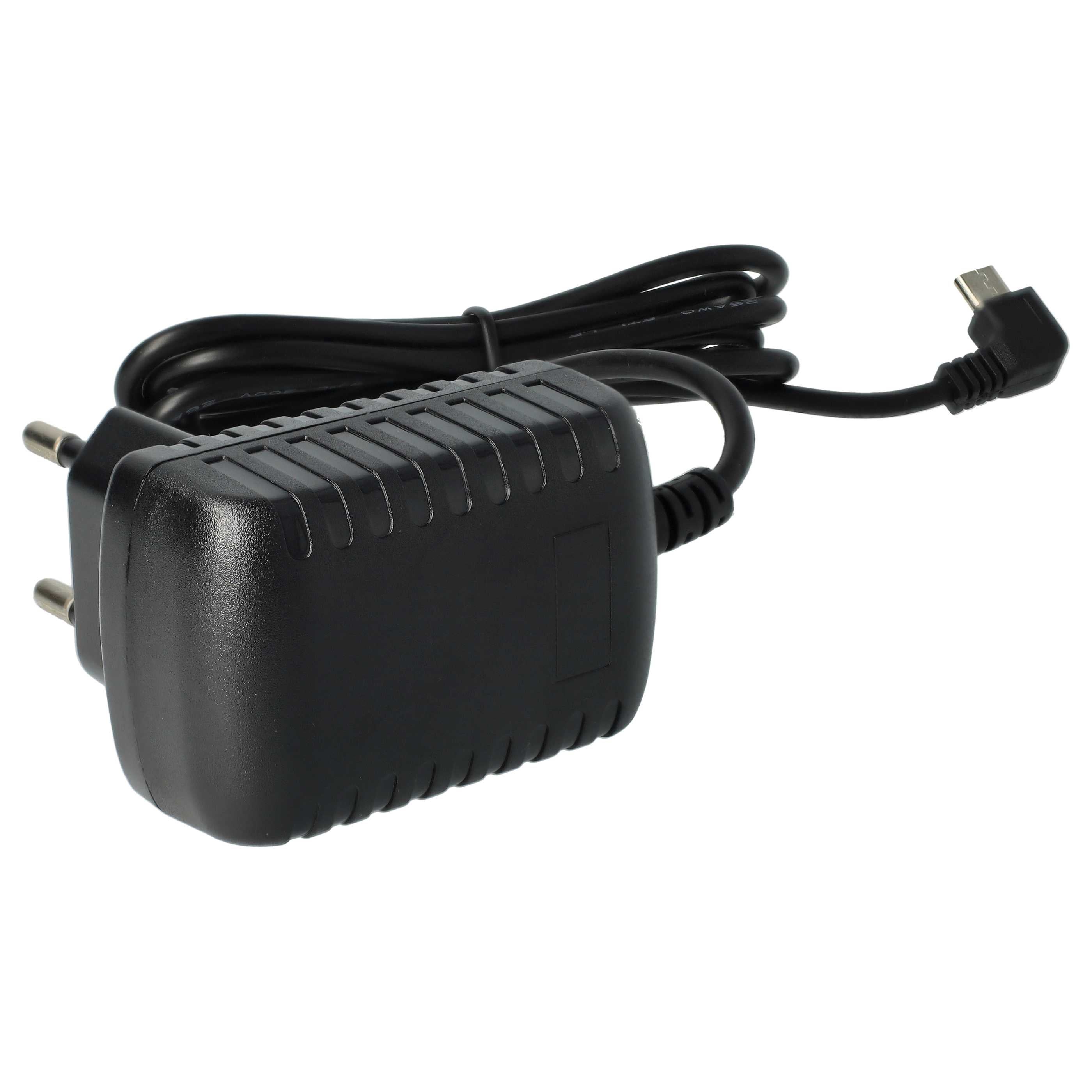 vhbw Chargeur micro-USB 1,0 A / 5V compatible avec Jabra Supreme UC, Motion UC, Motion Serie, Link 950 smartphone, tablette, lecteur MP3, etc., coudé - 3